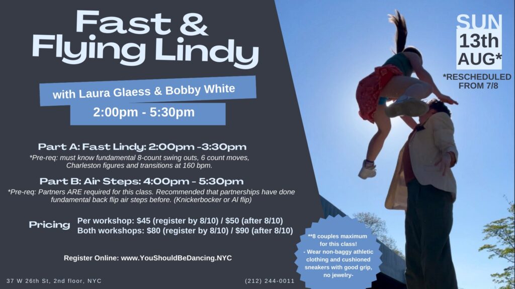 Fast & Flying Lindy w/Laura Glaess & Bobby White