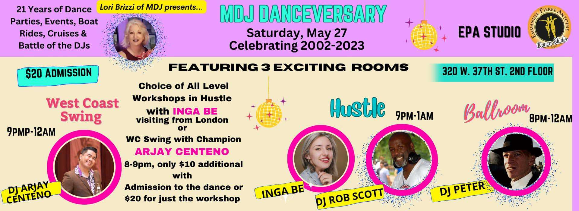 MDJ Danceversary Celebration at EPA with Arjay Centeno