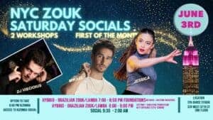 NYC ZOUK SATURDAY FIRST OF THE MONTH June 2023