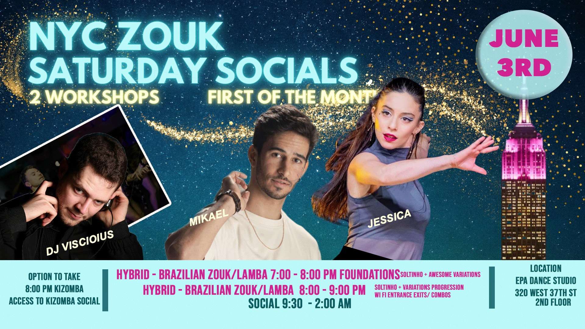 NYC Zouk First Saturday Social &