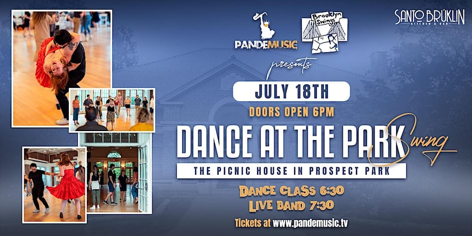 Swing At the Park - Live Jazz + Dance Classes at the Picnic House in Prospect Park